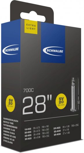 SCHWALBE [SVL20] BELSŐ [622/630-18/25] - 60 mm