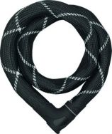 ABUS IVEN STEEL-O-CHAIN [8210] LÁNCOS LAKAT [8 mm x 110 cm] [FEKETE]