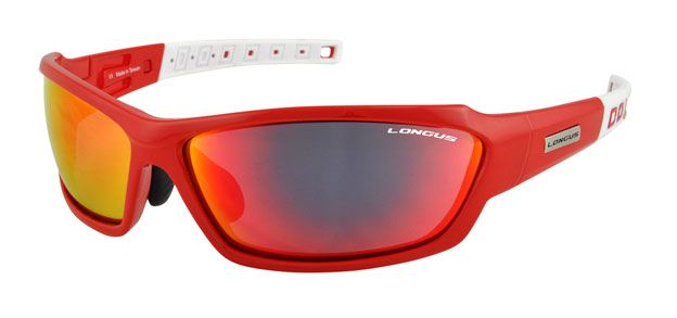 LONGUS WIND FF SZEMÜVEG [PIROS/FEHÉR] - UTOLSÓ 1 db