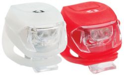 BIKEFUN PIXIE VILLOGÓ SZETT [PIROS-FEHÉR]