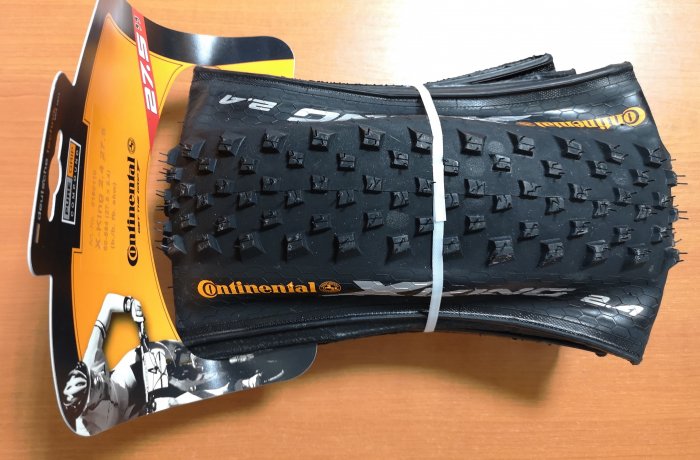 CONTINENTAL X-KING KÜLSŐ [27,5X2,4][FEKETE] - HAJTOGATHATÓ - UTOLSÓ 1 db