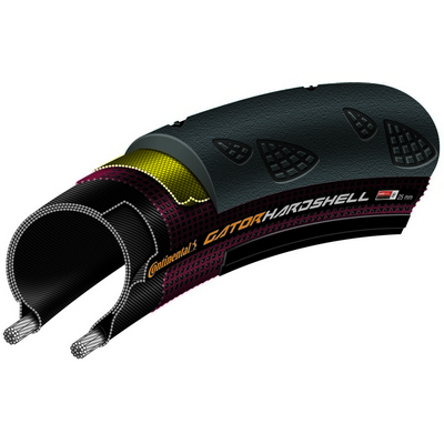 CONTINENTAL GATOR HARDSHELL KÜLSŐ [27 x 1 1/4 = 32-630][FEKETE]