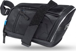 PRO MAXI PLUS STRAP NYEREGTÁSKA – BŐVÍTHETŐ TÁROLÓHELY, FEKETE
