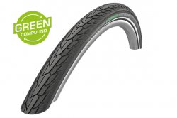 SCHWALBE ROAD CRUISER HS484 KÜLSŐ [24X1,75][FEKETE, REFLEX CSÍKKAL]
