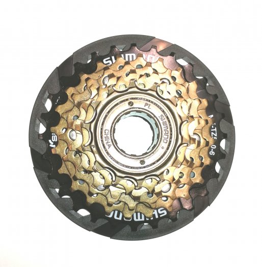 SHIMANO [MF-TZ500] 6 SEB. MENETES RACSNI INTEGRÁLT KÜLLÖVÉDÖ TÁRCSÁVAL [14-28]