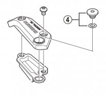 SHIMANO [BL-M445] HIDRAULIKUS FÉKKAR OLAJTARTÁLY LÉGTELENÍTŐ CSAVAR