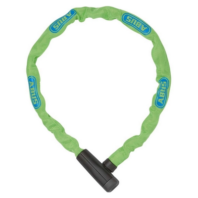 ABUS STEEL-O-CHAIN [5805K/75] KULCSOS LÁNCOS LAKAT [5  mm x 75 cm] [LIME ZÖLD]