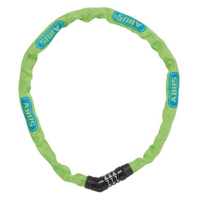 ABUS STEEL-O-CHAIN [4804C/75] SZÁMZÁRAS LÁNCOS LAKAT [4 mm x 75 cm] [LIME]
