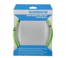 SHIMANO FÉKBOWDEN SZETT ORSZÁGÚTI SIL-TEC BEVONATÚ [ZÖLD]