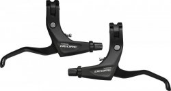 SHIMANO [BL-T610] DEORE FÉKKAR [FEKETE] [PÁRBAN, BOWDENSZETTEL] - 2 UJJAS