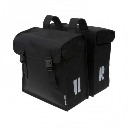 BASIL MARA XXL DOUBLE DUPLA TÁSKA [36 cm x 16 cm x 45 cm] [FEKETE]