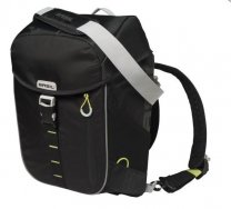 BASIL MILES DAYPACK EGYOLDALAS TÁSKA [31 cm x 17 cm x 44 cm] [ FEKETE LIME]