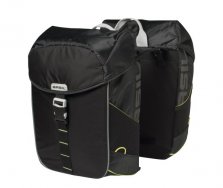 BASIL MILES DOUBLE DUPLA TÁSKA [34 cm x 17 cm x 43 cm] [ FEKETE LIME]
