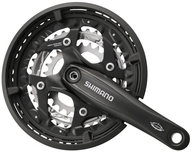 SHIMANO [FC-T521] 3X10 SEB. MTB/TREKKING HAJTÓMŰ OCTALINK [48-36-26/175] [EZÜST]