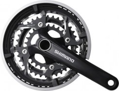 SHIMANO [FC-T551] 3X10 SEB. INTEGRÁLT TENGELYES MTB/TREKKING HAJTÓMŰ [48-36-26/170] [FEKETE]