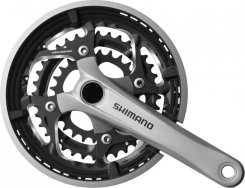 SHIMANO [FC-T551] 3X10 SEB. INTEGRÁLT TENGELYES MTB/TREKKING HAJTÓMŰ [48-36-26/175] [EZÜST]