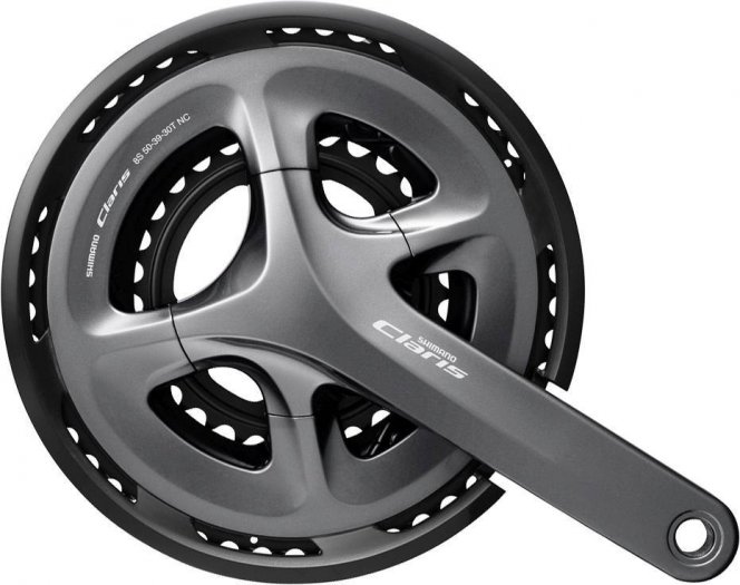 SHIMANO [FC-R2030] 3X8 SEB. CLARIS INTEGRÁLT TENGELYES ORSZÁGÚTI HAJTÓMŰ [50-39-30/170] [LÁNCVÉDŐVEL]