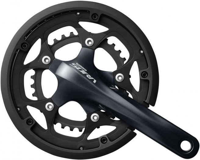 SHIMANO [FC-R3000] 2X9 SEB. SORA INTEGRÁLT TENGELYES ORSZÁGÚTI HAJTÓMŰ [50-34/170] [LÁNCVÉDŐVEL]