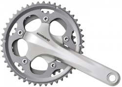 SHIMANO [FC-CX50] 2X10 SEB. INTEGRÁLT TENGELYES CYCLO-CROSS HAJTÓMŰ [46-36/175] [EZÜST]