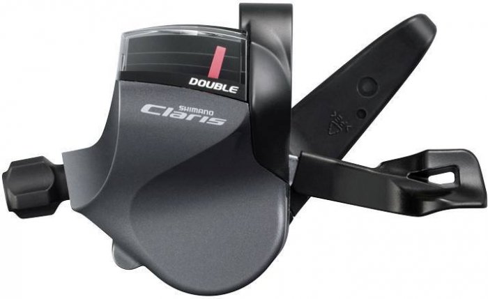 SHIMANO SL-R2000L CLARIS 2 SEB. BAL ORSZÁGÚTI VÁLTÓKAR EGYENES KORMÁNYHOZ