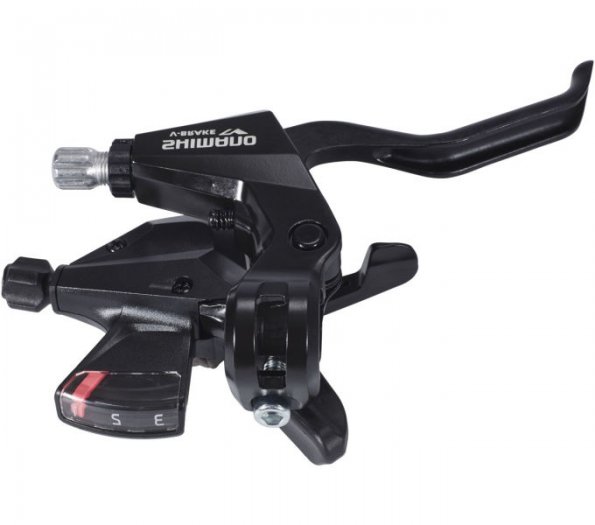 SHIMANO ST-M310L FÉKVÁLTÓKAR BAL 3 SEB. - FEKETE