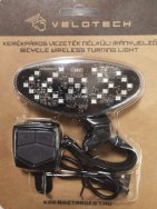 VELOTECH KERÉKPÁROS VEZETÉK NÉLKÜLI IRÁNYJELZŐ + HÁTSÓ VILLOGÓ - VEZETÉK NÉLKÜLI KAPCSOLÓVAL - USB