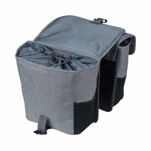 BASIL GO DOUBLE DUPLA TÁSKA [33 cm x 16 cm x 38 cm] [SZÜRKE] - KIFUTÓ TERMÉK