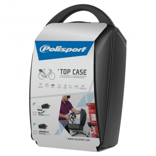 POLISPORT TOP BOX CSOMAGTARTÓ DOBOZ - CSOMAGTARTÓRA - EGYEDI CSOMAGOLÁSSAL