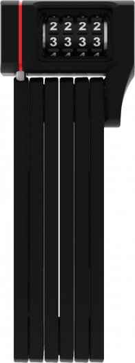 ABUS UGRIP BORDO COMBO [5700C/80] SZÁMZÁRAS, HAJTOGATHATÓ LAKAT [80 cm] [FEKETE (AB 87791)]