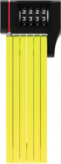 ABUS HAJTOGATHATÓ LAKAT - UGRIP BORDO 5700C/80 COMBO - SZÁMZÁRRAL - 80 cm - LIME ZÖLD + SH TARTÓVAL