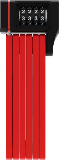 ABUS UGRIP BORDO COMBO [5700C/80] SZÁMZÁRAS, HAJTOGATHATÓ LAKAT [80 cm] [PIROS]