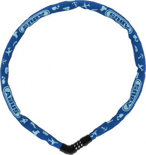 ABUS STEEL-O-CHAIN 4804C SYMBOLS [4804C/75] LÁNCOS LAKAT [KÉK]
