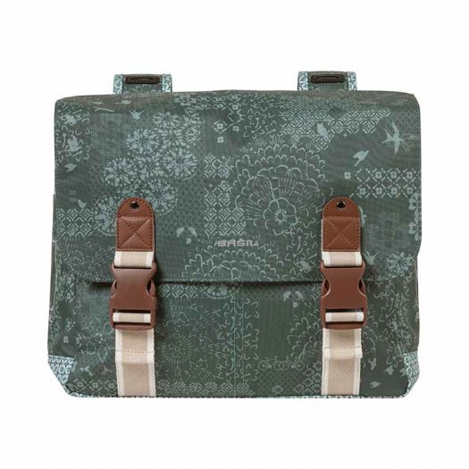 BASIL BOHEME DUPLA TÁSKA [37 cm x 15 cm x 37 cm] [FOREST ZÖLD] - KIFUTÓ TERMÉK