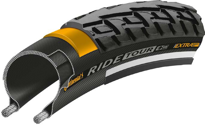 CONTINENTAL RIDE TOUR KÜLSŐ 12 1/2x2 1/4 [62-203] [FEKETE]