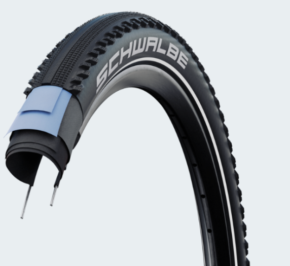 SCHWALBE HURRICANE HS499 KÜLSŐ [26x2,10] [FEKETE, REFLEX CSÍKKAL]