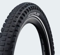 SCHWALBE LITTLE JOE HS371A KÜLSŐ [50-406] [FEKETE, REFLEX CSÍKKAL]
