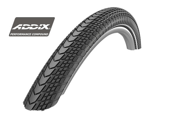 SCHWALBE MARATHON ALMOTION HS603 KÜLSŐ [27,5x2,15] [FEKETE, REFLEX CSÍKKAL]