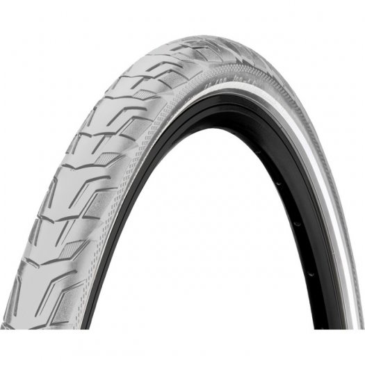 CONTINENTAL RIDE CITY KÜLSŐ 28x1,60 [42-622] [SZÜRKE, REFLEX CSÍKKAL]