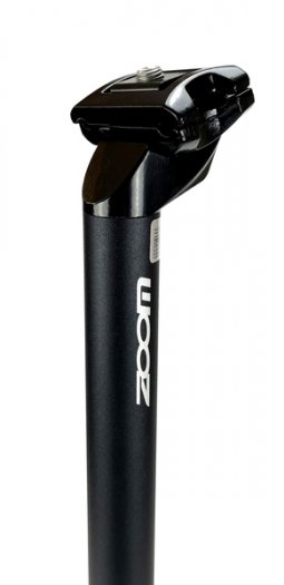 ZOOM ALUMÍNIUM NYEREGCSŐ [26,8 mm*400 mm] [FEKETE]