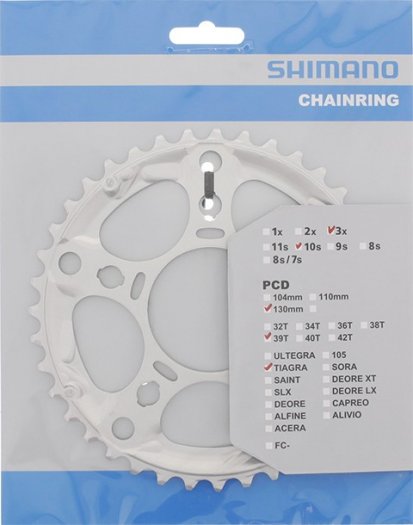 SHIMANO TIAGRA [FC-4603] LÁNCTÁNYÉR [39T] – EZÜST