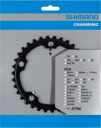 SHIMANO TIAGRA [FC-RS400] LÁNCTÁNYÉR [34T] - FEKETE