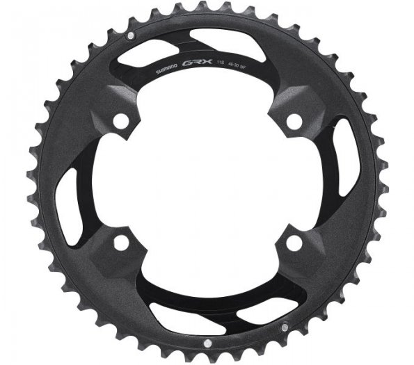SHIMANO GRX [FC-RX600-11] LÁNCTÁNYÉR [46T] - FEKETE