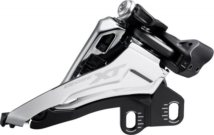 SHIMANO XT FD-M8100-E E-TYPE. KONZOLOS, 2X12, MTB ELSŐ VÁLTÓ - SIDE SWING