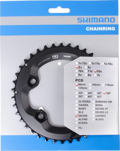SHIMANO DEORE [FC-M6000] LÁNCTÁNYÉR [38T]