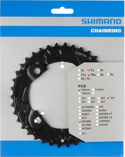SHIMANO DEORE LÁNCTÁNYÉR [38T] - KIFUTÓ TERMÉK