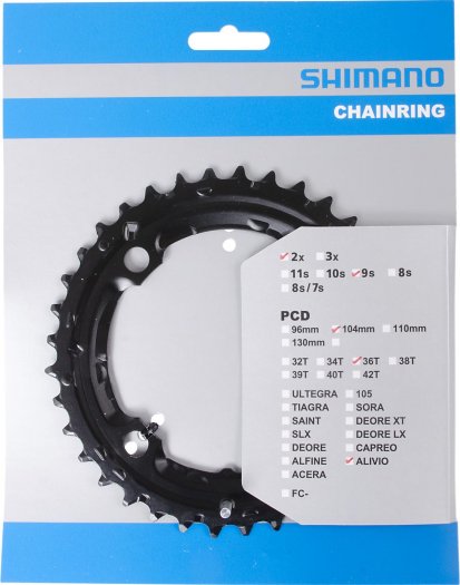 SHIMANO ALIVIO [FC-M4050-B2] LÁNCTÁNYÉR [36T]