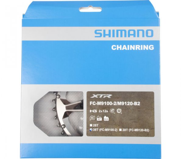 SHIMANO XTR [FC-M9100-2] LÁNCTÁNYÉR [38T]