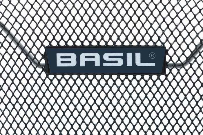 BASIL LESTO HÁTSÓ KOSÁR [fix rögzítéssel] [FEKETE]