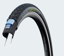 SCHWALBE MARATHON E-PLUS HS498 KÜLSŐ [47-622] [FEKETE, REFLEX CSÍKKAL]