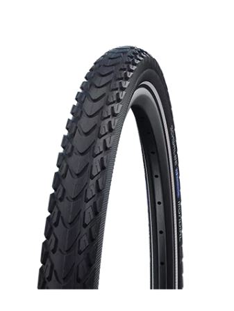 SCHWALBE MARATHON MONDIAL HS428 KÜLSŐ [26x2,00] [FEKETE, REFLEX CSÍKKAL] - KIFUTÓ TERMÉK